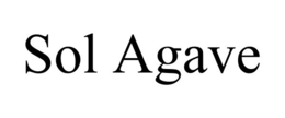 SOL AGAVE trademark