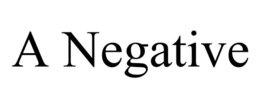 A NEGATIVE trademark
