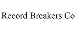 RECORD BREAKERS CO trademark