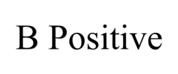 B POSITIVE trademark