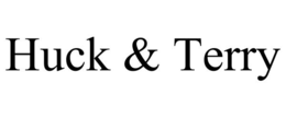 HUCK & TERRY trademark