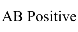 AB POSITIVE trademark