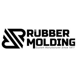 RR RUBBER MOLDING CUSTOM MANUFACTURER SINCE 1977 trademark