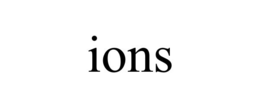 IONS trademark