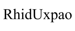 RHIDUXPAO trademark