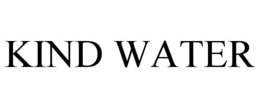 KIND WATER trademark