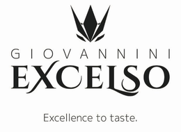 GIOVANNINI EXCELSO EXCELLENCE TO TASTE. trademark