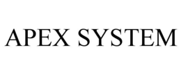 APEX SYSTEM trademark