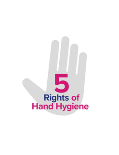 5 RIGHTS OF HAND HYGIENE trademark
