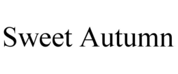 SWEET AUTUMN trademark