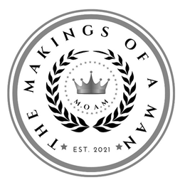 THE MAKINGS OF A MAN M.O A.M EST. 2021 trademark