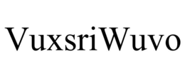 VUXSRIWUVO trademark