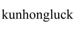 KUNHONGLUCK trademark