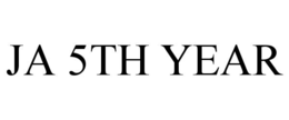 JA 5TH YEAR trademark