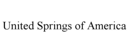 UNITED SPRINGS OF AMERICA trademark