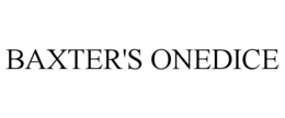 BAXTER'S ONEDICE trademark