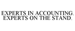 EXPERTS IN ACCOUNTING. EXPERTS ON THE STAND. trademark