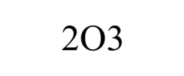 2O3 trademark