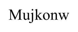 MUJKONW trademark