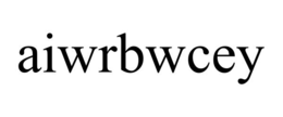 AIWRBWCEY trademark