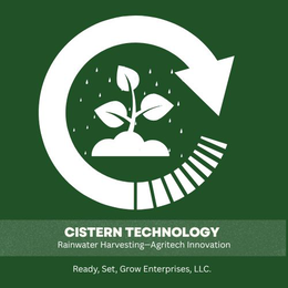 CISTERN TECHNOLOGY RAINWATER HARVESTING–AGRITECH INNOVATION READY, SET, GROW ENTERPRISES, LLC. trademark