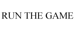 RUN THE GAME trademark