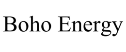 BOHO ENERGY trademark
