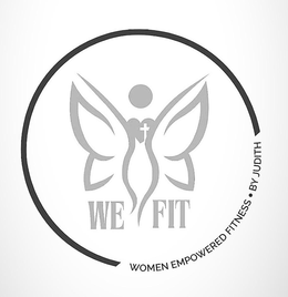 WE FIT WOMEN EMPOWERED FITNESS · BY JUDITH trademark