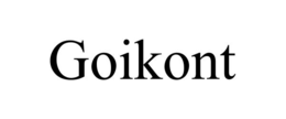 GOIKONT trademark