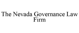 THE NEVADA GOVERNANCE LAW FIRM trademark