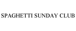 SPAGHETTI SUNDAY CLUB trademark