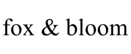 FOX & BLOOM trademark