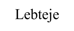 LEBTEJE trademark