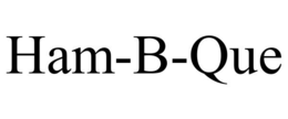HAM-B-QUE trademark