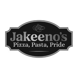 JAKEENO'S PIZZA, PASTA, PRIDE trademark