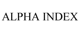 ALPHA INDEX trademark