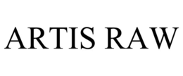 ARTIS RAW trademark