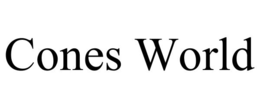 CONES WORLD trademark