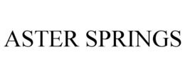 ASTER SPRINGS trademark