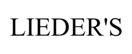 LIEDER'S trademark