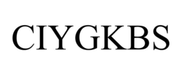 CIYGKBS trademark