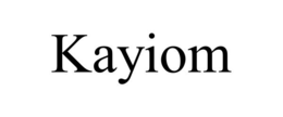 KAYIOM trademark