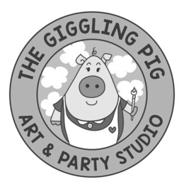 THE GIGGLING PIG ART & PARTY STUDIO trademark