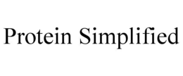 PROTEIN SIMPLIFIED trademark