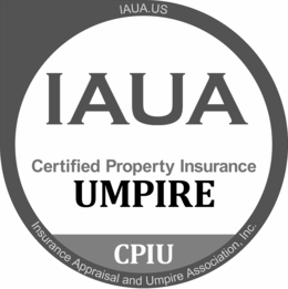 IAUA.US IAUA CERTIFIED PROPERTY INSURANCE UMPIRE CPIU INSURANCE APPRAISAL AND UMPIRE ASSOCIATION, INC. trademark