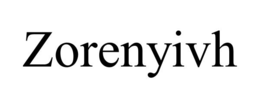 ZORENYIVH trademark