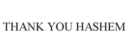 THANK YOU HASHEM trademark