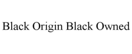 BLACK ORIGIN BLACK OWNED trademark