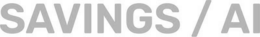 SAVINGS / AI trademark