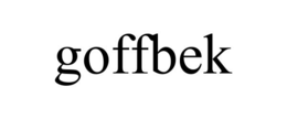 GOFFBEK trademark
